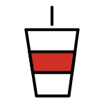 Cup With Straw SVG Icon